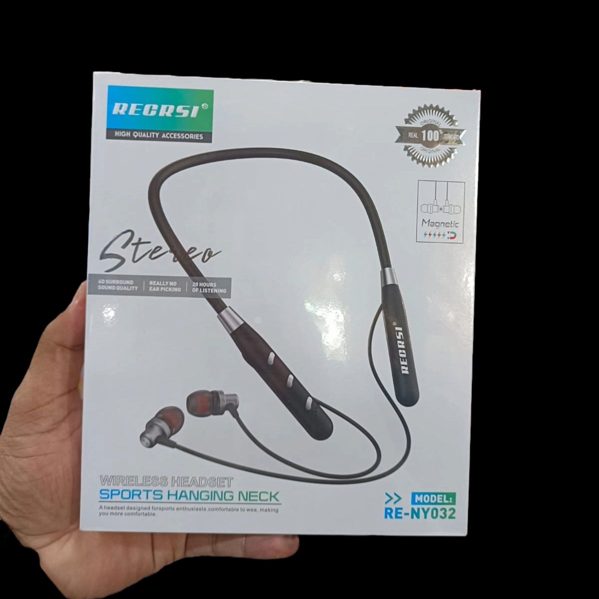 Recrsi NY032 Bluetooth Wireless Neckband