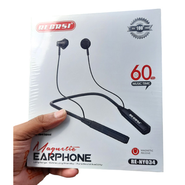 Recrsi RE-NY034 TF Card Wireless Bluetooth Neckband