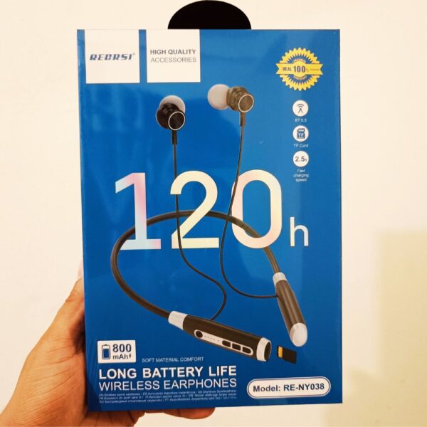 Recrsi NY 038  Bluetooth 120 hour Neckband