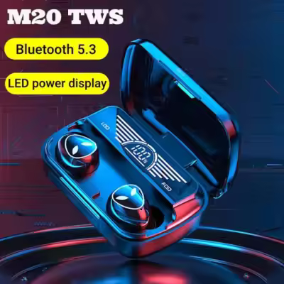 M20 Pro TWS Earbuds HD Voice Electro Noise Cancelling Earphones