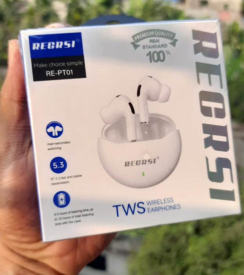 RECRSI RE-PT01 Wireless Bluetooth Earbuds
