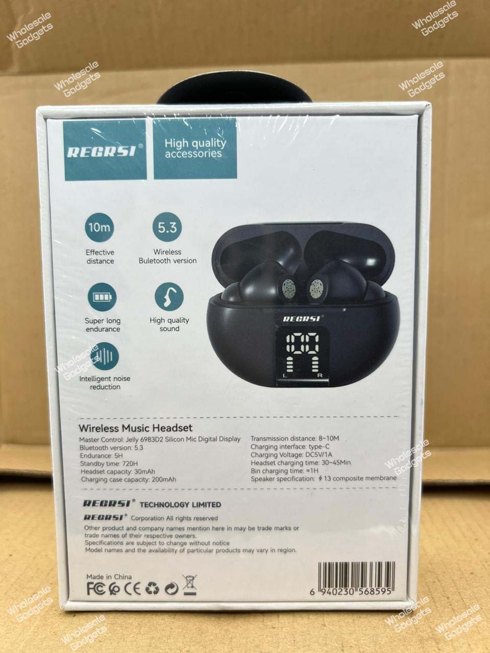 Recrsi RE-S910 true wireless stereo earbuds Interface type-C