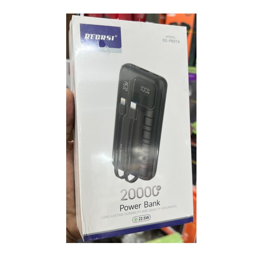 Recrsi RE-PB214 20000mAh Power bank