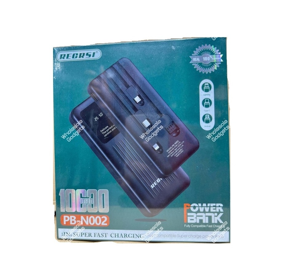 Recrsi PB-N002 Fast Charging 10000mAh Power Bank