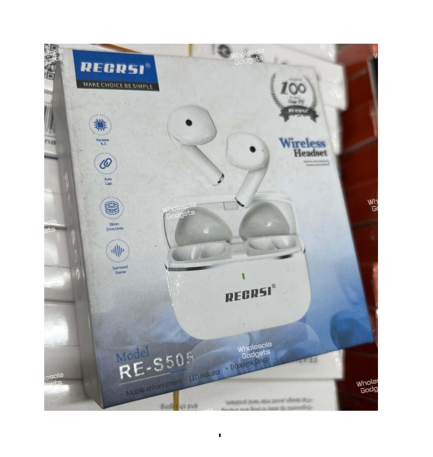 RECRSI E-5505. True Wireless TWS Stereo earbuds touch control