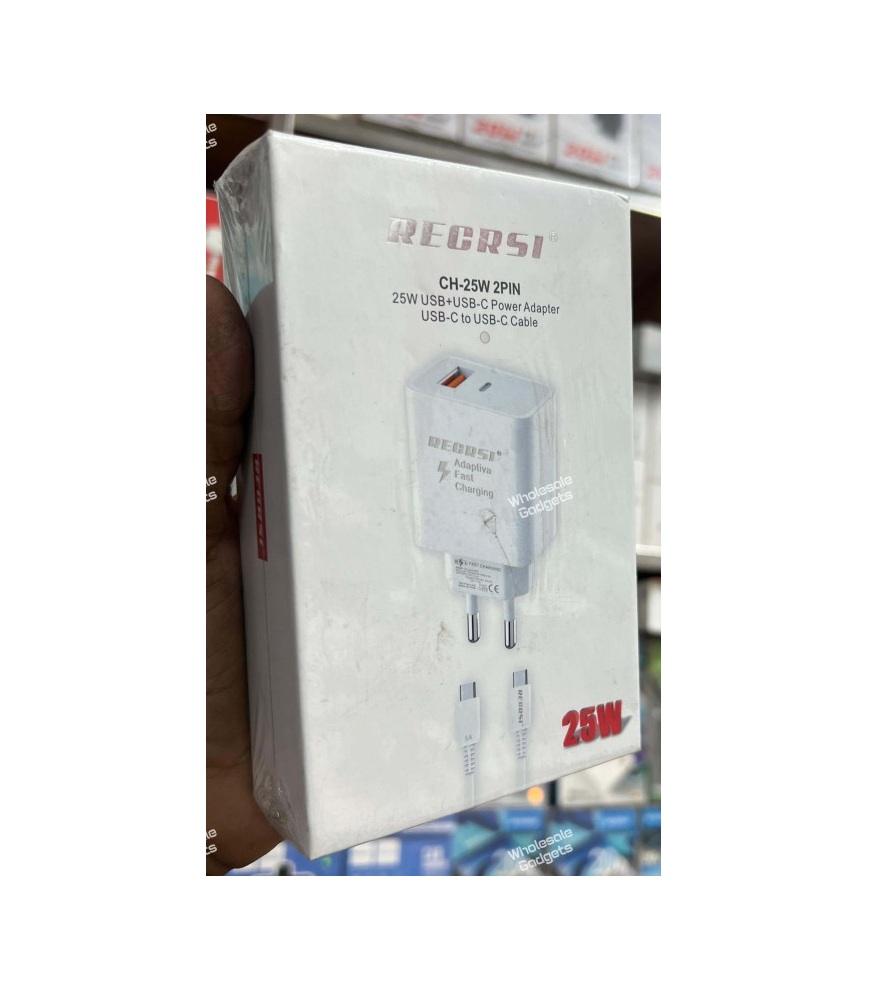 RECRSI CH-25w 2pin power supply support adapter