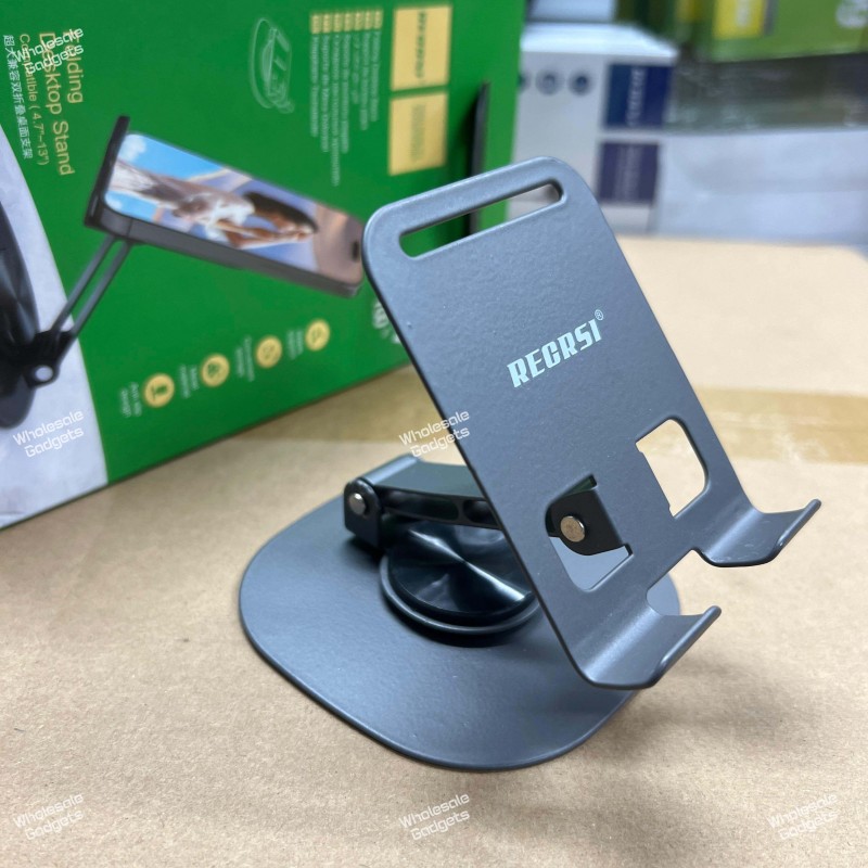 RECRSI RE-Z043 aluminum Folding Desktop Mobile Holder & Stand