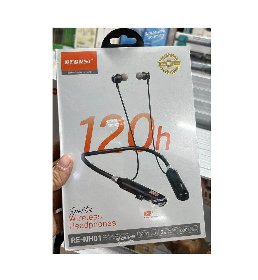 RECRSI RE-NH01 120 hour Bluetooth Sports wireless neckband