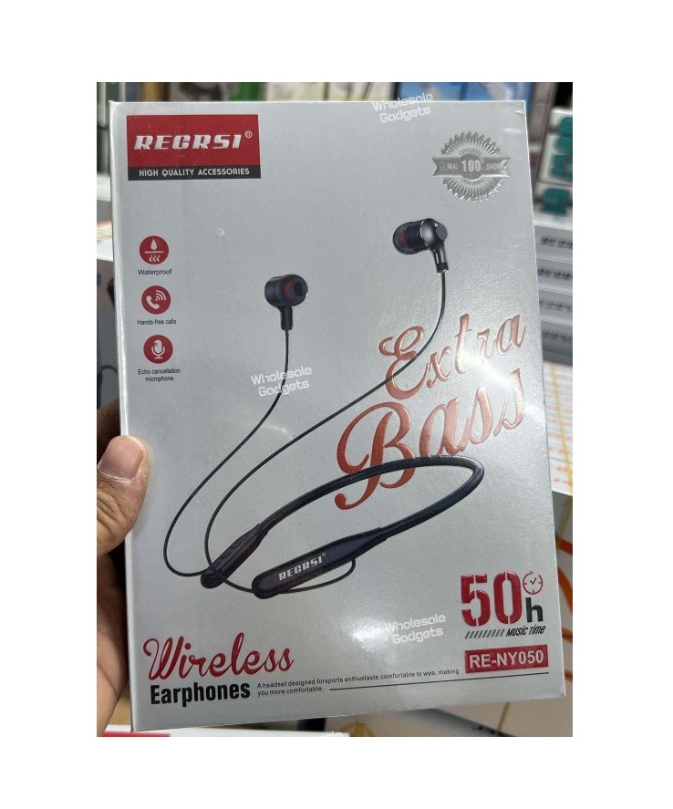 Recrsi RE-NY050 Waterproof Bluetooth Wireless Neckband