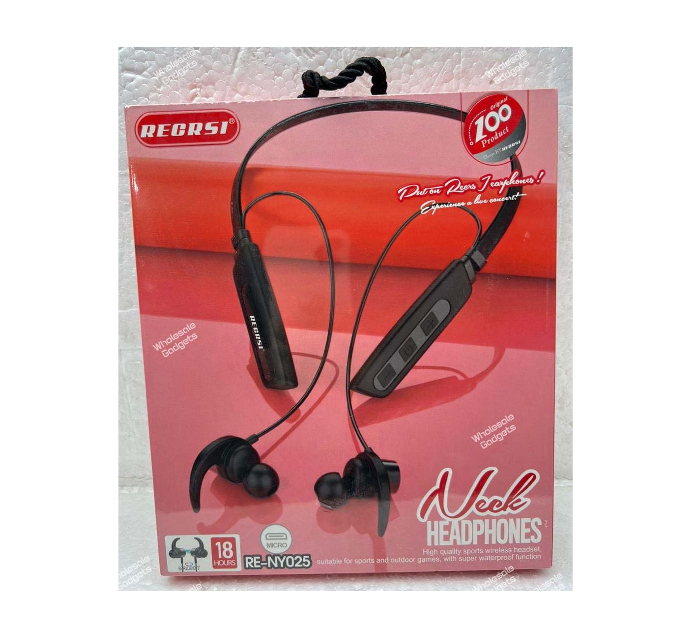 Recrsi RE-NY025 wireless Bluetooth Neckband