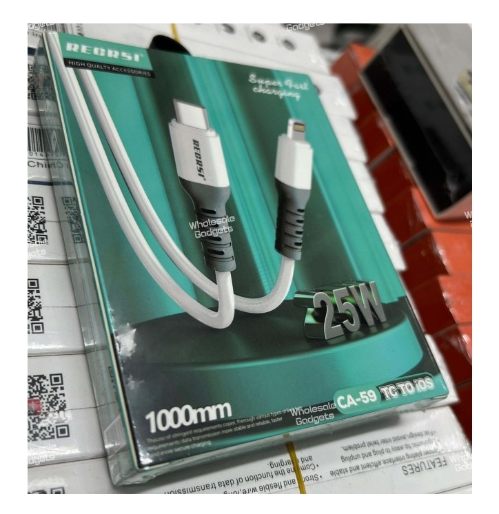 RECRSI CA-59 25W USB C to Lightning Fast Charging Data Cable