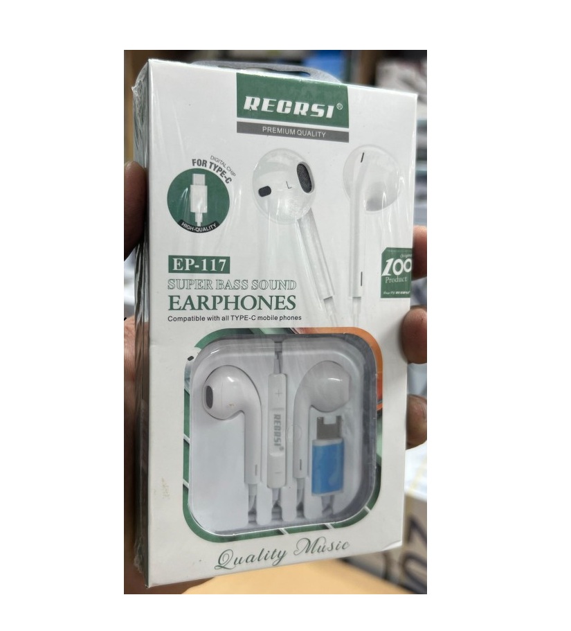 Recrsi Ep117 Type-C Wired In-ear Earphone Type C Audio Jack