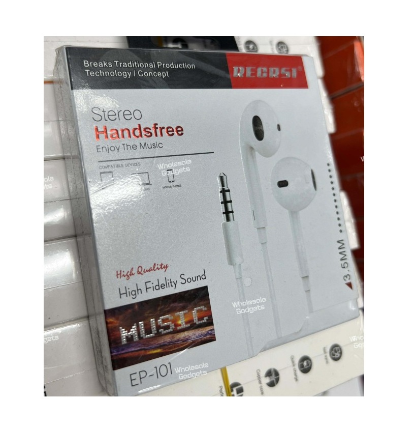 Recrsi EP-101 wired, stereo handsfree earphones