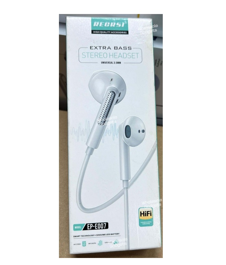 Recrsi EP-E007 Extra Bass Stereo Headset