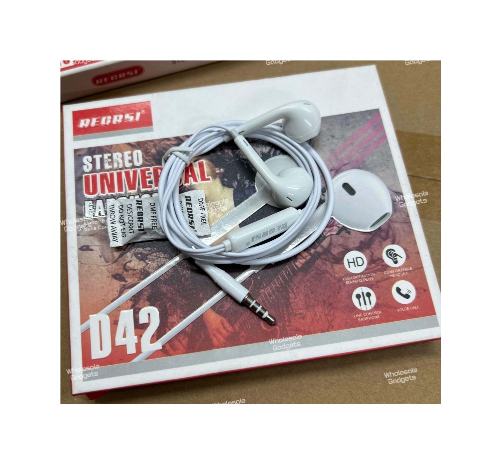 RECRSI D42 Stereo Universal Earphones